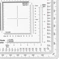 thumbnail image 3 of Square Coordinate Scale Protractor for Land Navigation, Style UTM/MGRS Coordinate Scale, 3 of 5