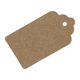 thumbnail image 5 of Paquete de 500 de Tarjeta de Papel Kraft Festoneada de 40mmx70mm, Etiqueta en Blanco Marron, Favor de la Boda, Bricolaje Etiqueta de Precio - Pequeno (500), 5 of 5