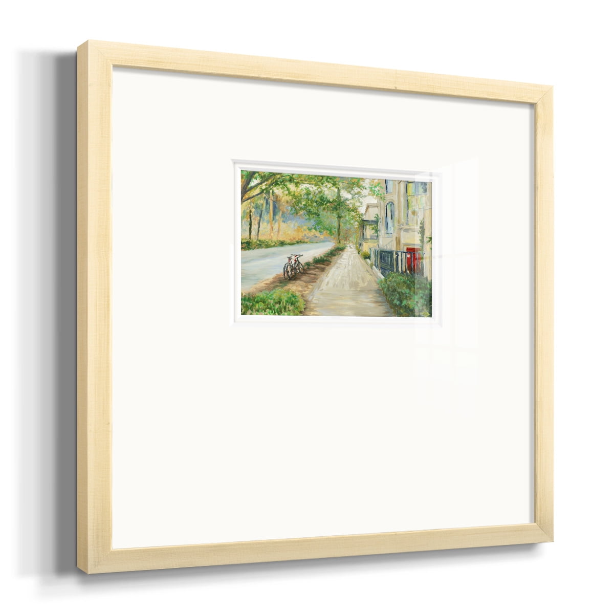 Sunny Side of the StreetPremium Framed Print