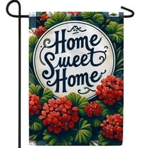 America Forever Home Sweet Home Garden Flag, 12.5x18 inch Double Sided, Spring Summer Floral Decor, Welcome Yard Flag New Home Seasonal Holiday Porch Outdoor Decoration