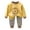 Yellow, variant on THDHVS Girls Casual Outfits,Summer Outfits Sets for Kids,Fashion Boys and Girls Spring and Summer Sets Print Conditioning Clothes Two-piece Set Pajamas Underwear Thin Set