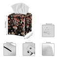thumbnail image 5 of ZUXONGSY Mushroom Square Tissue Box Covers PU Leather Household Tissue Holder Stylish Tissue Box Cover Wear Resistant Paper Towel Box Cover for Table, Dresser, Countertop, 5 of 7