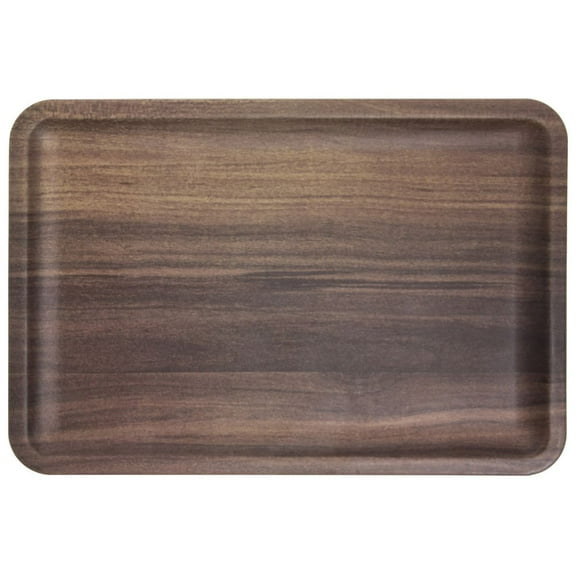 HUBERT Serving Platter Rectangular with Acacia Finish - 13 1/2 L x 9 1/8 W