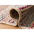thumbnail image 5 of SAFAVIEH Cape Cod Jaylen Geometric Area Rug, Natural/Multi, 5' x 5' Round, 5 of 10