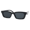 thumbnail image 1 of Womens Fashion Sunglasses Stylish Rectangular Frame UV 400 Black, 1 of 4