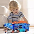 thumbnail image 3 of Dinosaur Transport With Metal Cars, City Dinosaur Ultimate Hauler Track Toy, 3 of 5