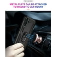 thumbnail image 4 of [PST] Samsung Galaxy S23 Ultra (6.8") Kickstand Rotating Ring Case, Anti-Drop Hybrid Magnetic Hard Kickstand Case Cover with Ring Stand, 4 of 5