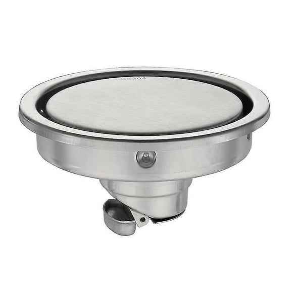 Floor Drain 304 Stainless Steel Bathroom Floor Drain Round Grate Smell Proof For Shower Room