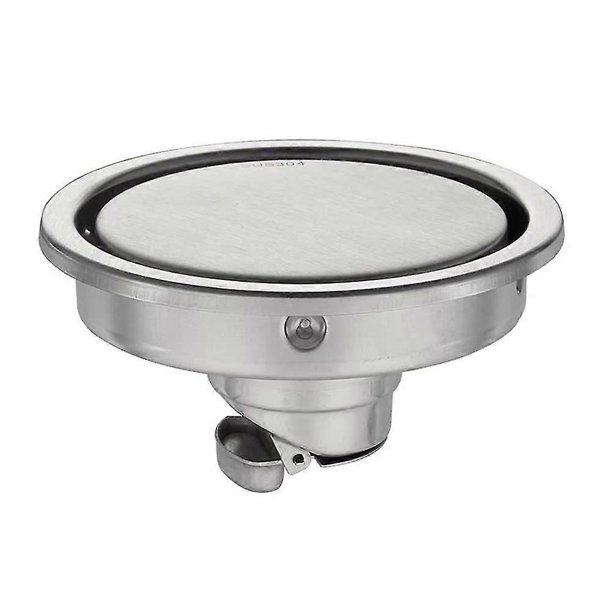 Floor Drain 304 Stainless Steel Bathroom Floor Drain Round Grate Smell Proof For Shower Room