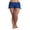 Blue, variant on Alove Women's Plus Size Stretch Swim Shorts Side Drawstring High Waist Sport Boyshorts Bottom