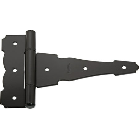 

National Mfg. National Black Ornamental Reversible T-Hinge Decorative