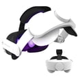 thumbnail image 2 of Adjustable Head Strap Reduce Pressure VR Replacement Head Strap for Meta Quest 3（White）, 2 of 7