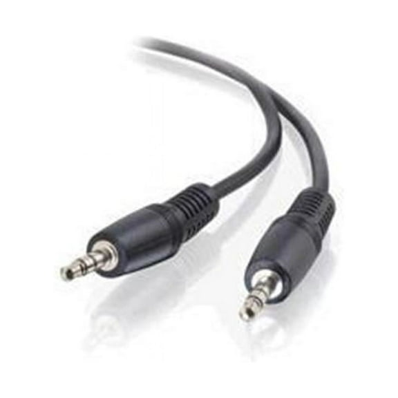 CABLES TO GO 12ft 3.5mm Stereo Audio Cable M-M - Black - 12 feet