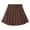 Brown, variant on Mqqzkk Women's Summer Casual Elegant Smock Layered Tiered Mini Skirt High Waisted A Line Flowy Shorts Skirts