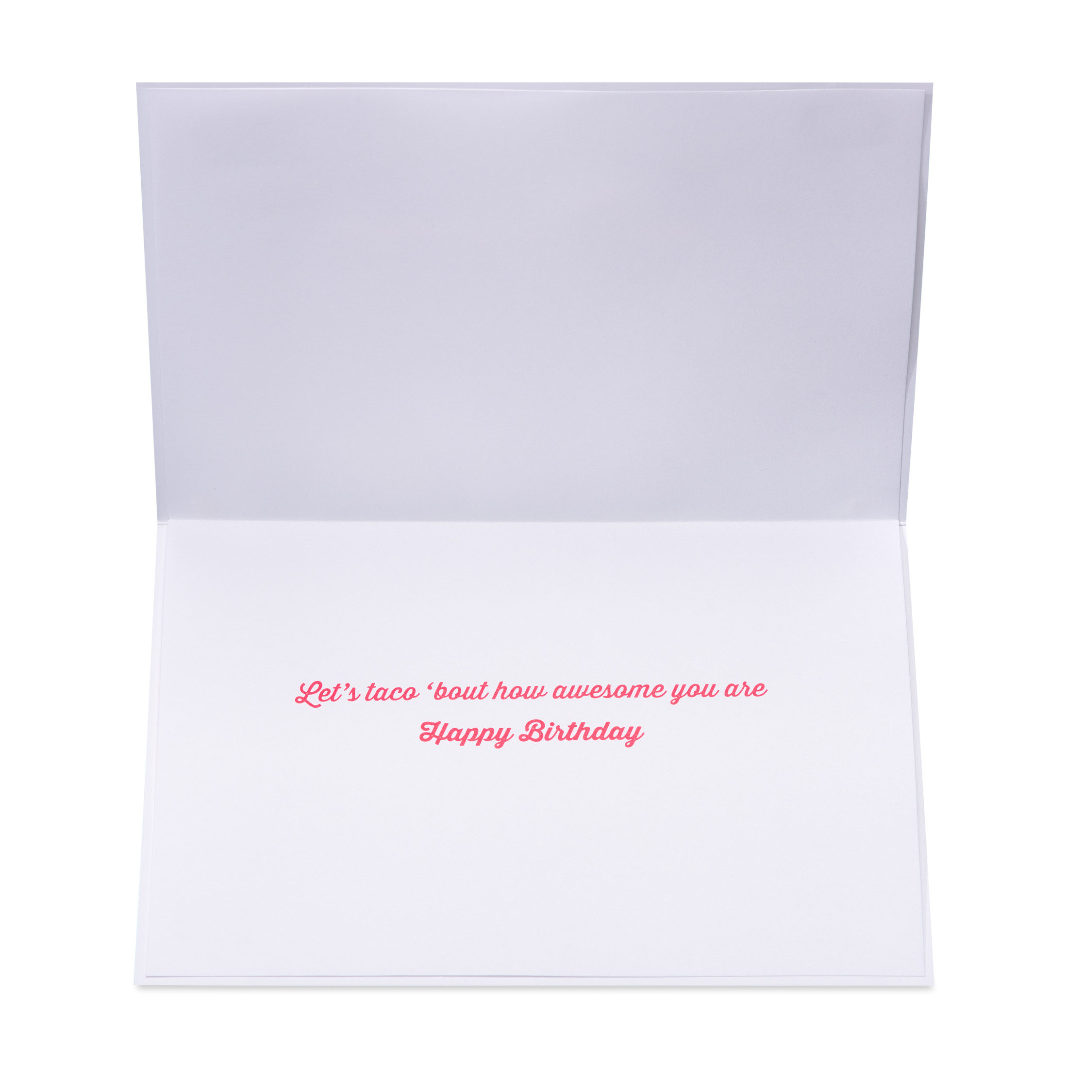 Papersong Premium Birthday Card (Taco)