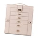 thumbnail image 5 of Joyero Caja de Almacenamiento de Joyas Caja de Almacenamiento de Joyas Moderna Grande de 6 Niveles Joyas rosa, 5 of 8