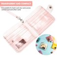 thumbnail image 3 of HTOOQ Multifunctional ID Card Bag Waterproof Passport Photo Case Pink, 3 of 9