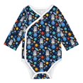 thumbnail image 5 of Cotton Baby Onsies, Space dog Unisex Newborn Baby Long Sleeve Bodysuit Infant Outfit Toddler Baby Boy Clothes for Boys Girls, 5 of 7