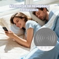 thumbnail image 5 of Sulaicai Bluetooth Pillow Speaker for Sleeping, Mini Portable Under Pillow Speaker with White Noise Timer Wireless Sleep Aid with Stereo Bass Private Sleep Headphones for Side Sleeper (Black), 5 of 8