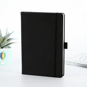 Thsue Study Office Supplies Color A5 Notebook Diary 96 Sheets 192 Pages Black