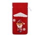 thumbnail image 2 of Reusable Christmas Wine Bottle Bag Fabric Drawstring Santa Snowman Holiday Party Decoration Gift Packaging for Festive Gatherings, 2 of 6