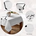 thumbnail image 5 of Ice Hockey Table Cloth Waterproof Tablecloths, Modern Minimalist Ball Sports Game Art Tablecloth Dining Table Cover for Kitchen Party Tabletop Outdoor, Square Tablecloth 60x60 Inch, 5 of 9