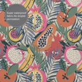 thumbnail image 3 of Disketp Tropical Fruit Stall Fabric Shower Curtain Liner Waterproof - 72" x 72", Lightweight Stall Size Shower Curtain Machine Washable - 60x72, 3 of 5
