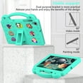 thumbnail image 4 of Kids Friendly Portable Tablet Case for Lenovo Tab M10 HD 2nd Gen TB-X306F/TB-X306X 2020 Case, EVA Foam Cute Pattern with Kickstand Cute Cartoon Shockproof PC Case for 10.1 Inch - Mintgreen, 4 of 8