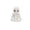 B, variant on ZhangC Halloween Mini Ghost Resin Figurines, Cute Halloween Pink Ghost Ornaments with Pumpkin Witch Hat Candy Designs, Sweet Tabletop Decor for Desk, Shelf and Party Display