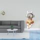 thumbnail image 2 of Figura de mascota de té en miniatura de de latón, año 2024, bonita decoración espacial para dormitorio, hogar, oficina, chimenea, mesa, cen, 2 of 8