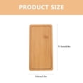 thumbnail image 2 of Soimiss 3pcs Decorative Bamboo Tray Plant Pot Holder Khaki Rectangular Natural Atmosphere, 2 of 5