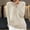 Khaki, variant on Aloohaidyvio Jackets for Women,Fashion Womens Long Sleeve Casual Knitted V-Neck Blouse Sweater Tops