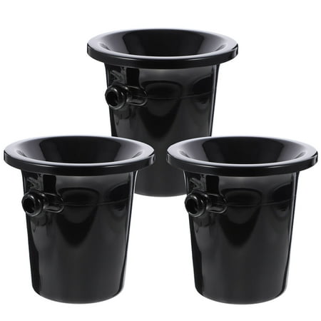 

Homemaxs 3Pcs Creative Wine Tasting Spittoons Wine Spittoons Wine Dump Buckets (Black)