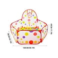 thumbnail image 3 of Foldable Kids Playpen - Portable Baby Play Yard with 100-500 Ball Pit Balls, Indoor Outdoor Safe Play Space for Toddlers, No Tools Assembly, Eco-Friendly Soft Playpen for Children, 3 of 6