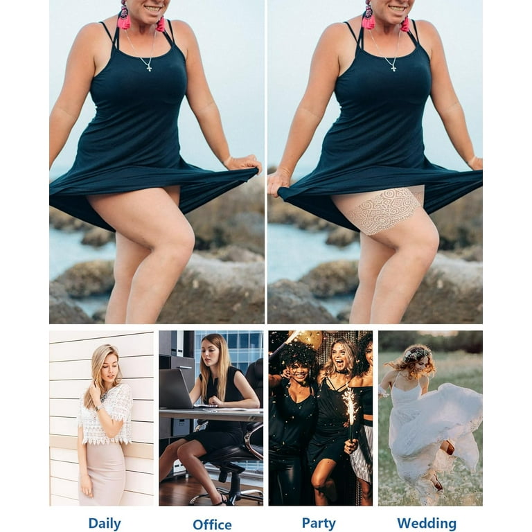 Anti Chafing Shorts Women Mesh Cooling Slip Shorts for Under Dresses Boyshorts Panties Lace under shorts