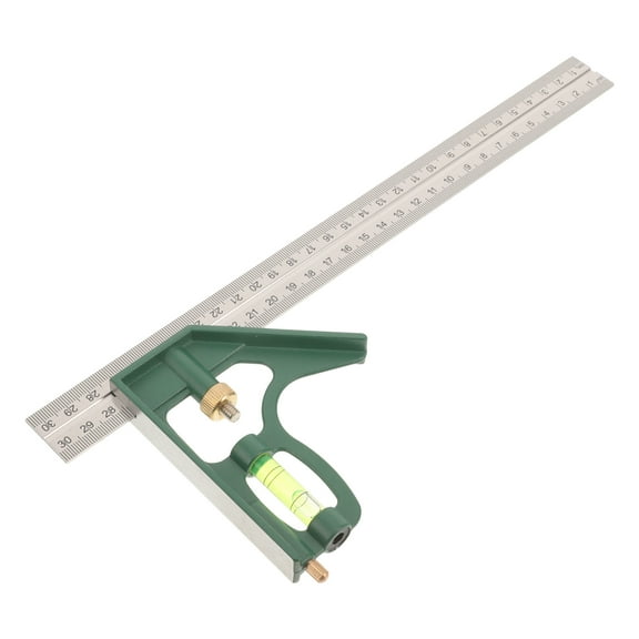 HAKIDZEL Combination Square Angle Ruler Woodworking Tool Multi 1Pcs