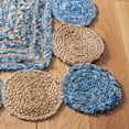 thumbnail image 4 of SAFAVIEH Cape Cod Kyle Braided Area Rug, 2'3" x 8', Blue/Beige, 4 of 6