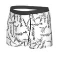 thumbnail image 2 of Wukai Lavender Flowers Print Men’s Underwear Breathable Boxer Briefs,&nbsp;Moisture Wicking & Breathable-X-Large, 2 of 7