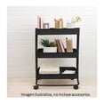 thumbnail image 4 of Carrito de Servicio American Crafts We R Memory Keepers Utilitario con 3 Niveles con Ruedas Negro, 4 of 4