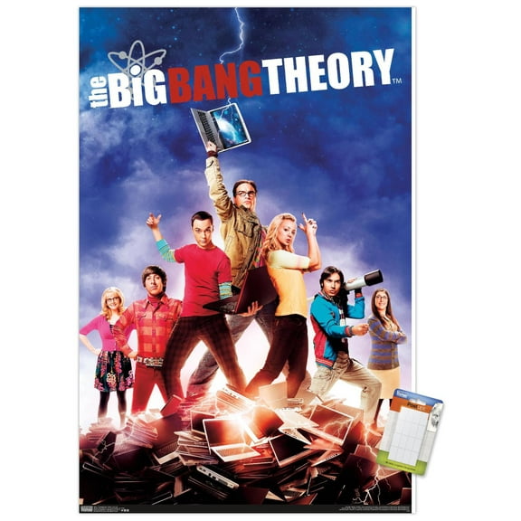 The Big Bang Theory - Key Art Wall Poster, 14.725" x 22.375"