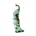 thumbnail image 3 of QSTDGVPW Peacock Statue Decor Decorative Resin Sculpture for Countertop Indoor Office Blue, 3 of 9