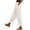 White, variant on Yuhangmm Women's Pants, Women Waist Wide Leg Pants High Waisted Wide Leg Pants Fashion Elastic Trousers Comfy Straight Leg Long Pants With Pockets Womens Pants Pink M