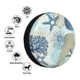 thumbnail image 5 of Balery Algae Corals And Seashellstire Cover Waterproof Dust-Proof, Universal Spare Wheel Tire Cover For Trailer, Rv, Suv Truck And Vehicle Camper Accessories-14 Inch, 5 of 9