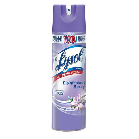 - Lysol Disinfectant Spray, Early Morning Breeze, 19oz