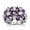 Purple, variant on Mxee Clearance Rings for Women Women's 925 Silver Plated Inlaid Zircon Gem Ring