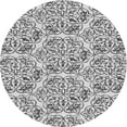 thumbnail image 1 of Ahgly Company Machine Washable Indoor Round Transitional Dim Gray Area Rugs, 3' Round, 1 of 7