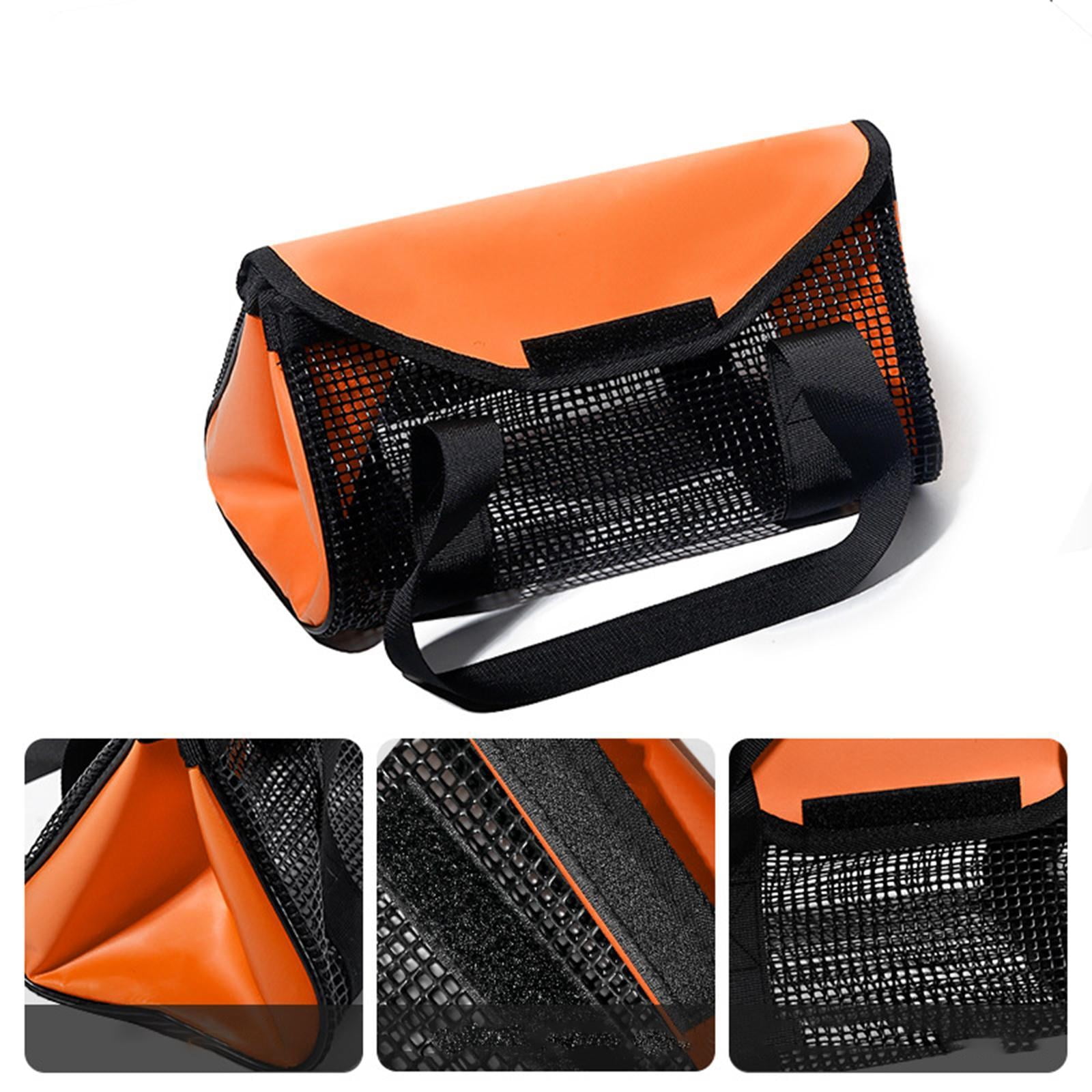 harayaa Fishing Lures Bag Convenient Protective Portable Gear Fishing Iron Plate Bag Orange
