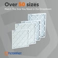 thumbnail image 4 of Filters Fast 22x24x1 Pleated Air Filter (6 Pack), Merv 13 | 1" AC Furnace Air Filters, Made in the USA | Actual Size: 22"x24"x0.75, 4 of 5