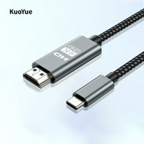 KuoYue USB-C to HDMI Cable, supports 4K@30Hz resolution, one-way Type-C to HDMI connection cable, compatible with MacBook Pro/Air, Steam Deck, HDTV and more (2m)