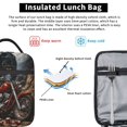 thumbnail image 5 of Black Panther Biker Lunch Bag Portable Thermal Lunch Box for Men and Women, 5 of 6